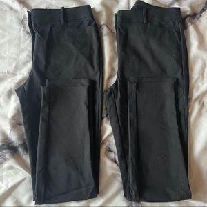 Bundle of 2 Loft High Waist Skinny Pants Black size 4